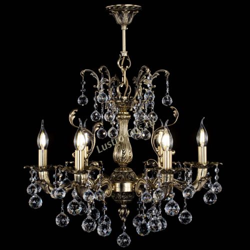 Люстра бронзовая Селена №6 шар в Самаре Гусь Хрустальный