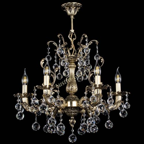 Люстра бронзовая Селена №6 шар в Самаре Гусь Хрустальный