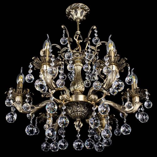 Люстра бронзовая Селена №6 шар в Самаре Гусь Хрустальный