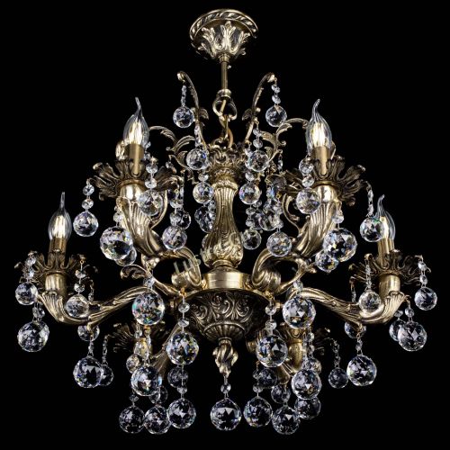 Люстра бронзовая Селена №6 шар в Самаре Гусь Хрустальный