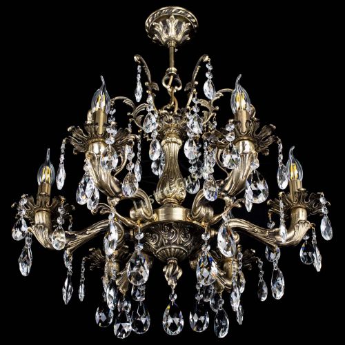 Люстра бронзовая Селена №6 журавлик в Самаре Гусь Хрустальный