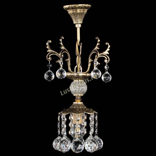 Люстра бронзовая София №1/1 шар в Самаре Гусь Хрустальный