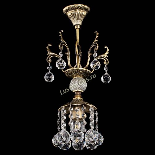 Люстра бронзовая София №1/1 шар в Самаре Гусь Хрустальный