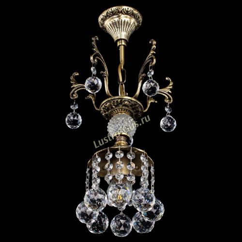 Люстра бронзовая София №1/1 шар в Самаре Гусь Хрустальный