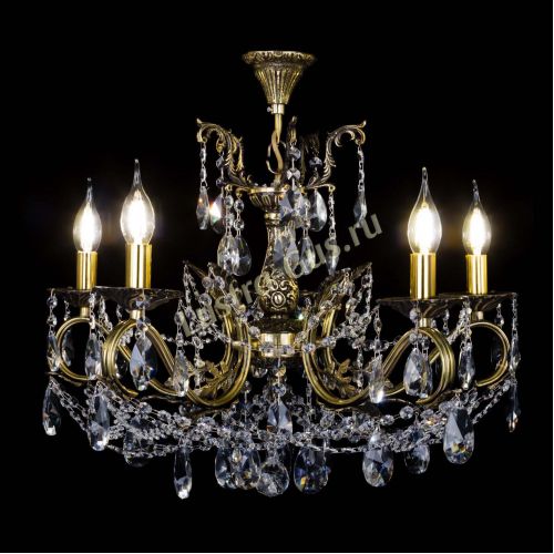 Бронзовая люстра Валери №5 лучик в Самаре Гусь Хрустальный