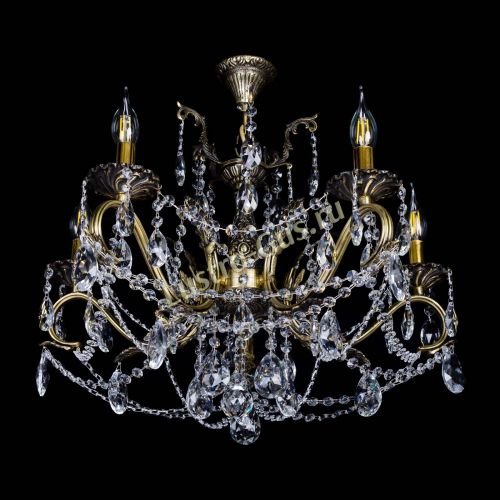 Бронзовая люстра Валери №5 журавлик в Самаре Гусь Хрустальный