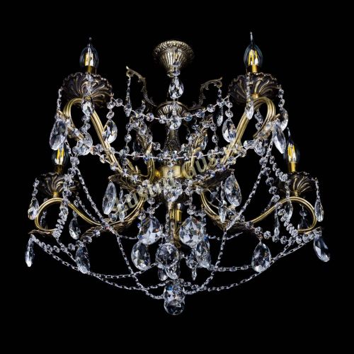 Бронзовая люстра Валери №5 журавлик в Самаре Гусь Хрустальный