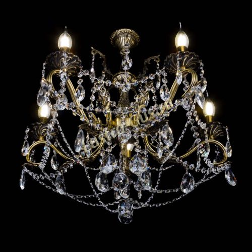 Бронзовая люстра Валери №5 журавлик в Самаре Гусь Хрустальный