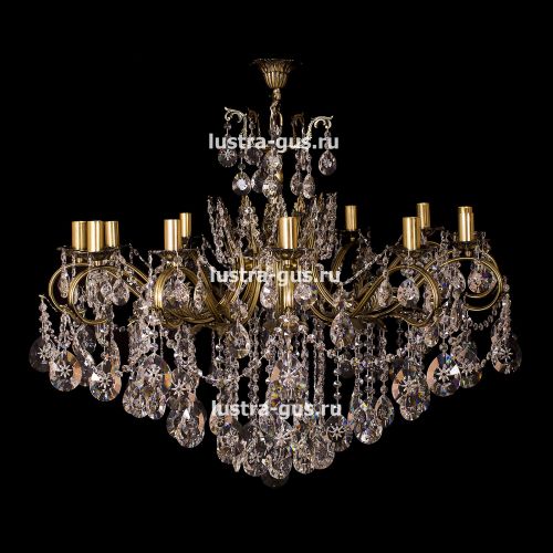 Люстра бронзовая Афина №1 в Самаре Гусь Хрустальный