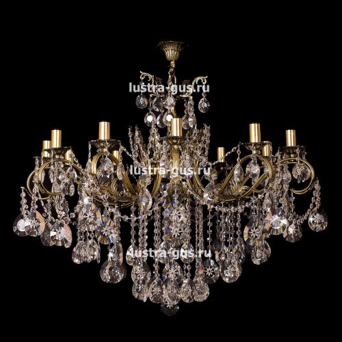 Люстра бронзовая Афина №1 в Самаре Гусь Хрустальный