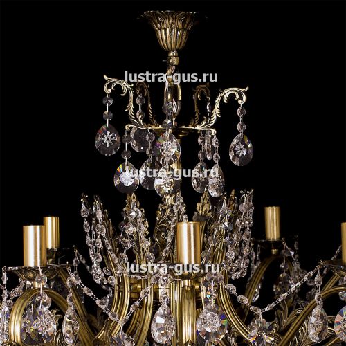 Люстра бронзовая Афина №1 в Самаре Гусь Хрустальный