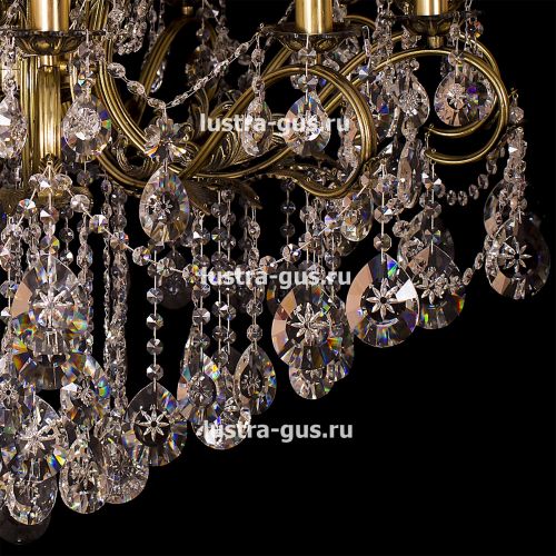Люстра бронзовая Афина №1 в Самаре Гусь Хрустальный