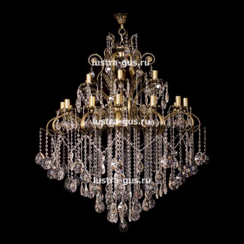 Люстра бронзовая Афина №2 в Самаре Гусь Хрустальный