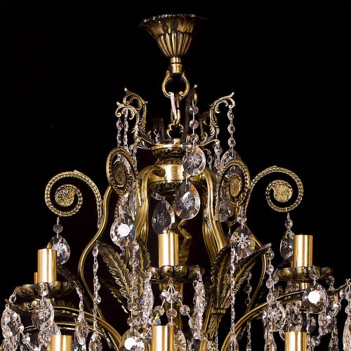 Люстра бронзовая Афина №2 в Самаре Гусь Хрустальный