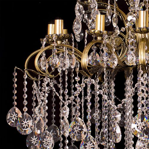 Люстра бронзовая Афина №2 в Самаре Гусь Хрустальный