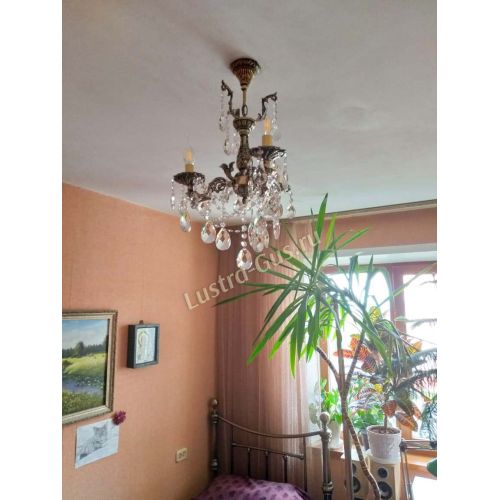 Люстра бронзовая Мелания №3 в Самаре Гусь Хрустальный