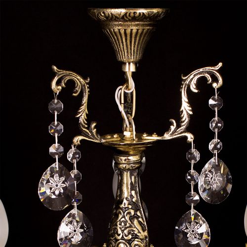 Люстра бронзовая Мелания №3 в Самаре Гусь Хрустальный