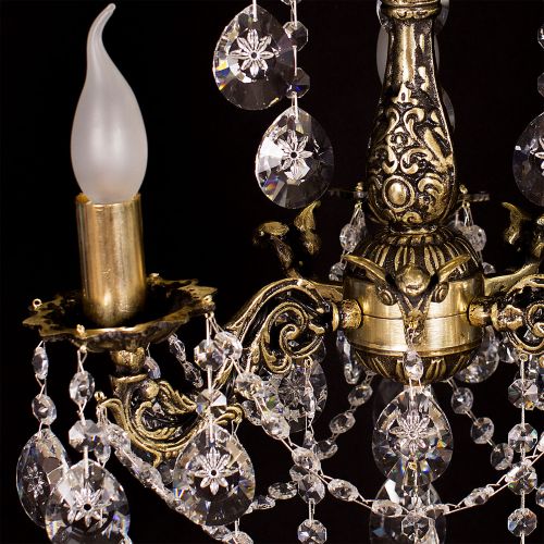 Люстра бронзовая Мелания №3 в Самаре Гусь Хрустальный