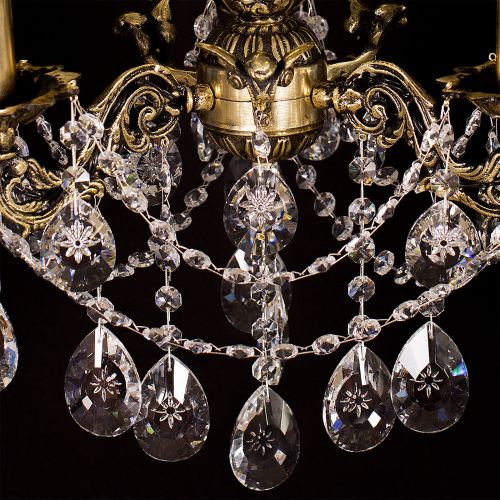 Люстра бронзовая Мелания №3 в Самаре Гусь Хрустальный