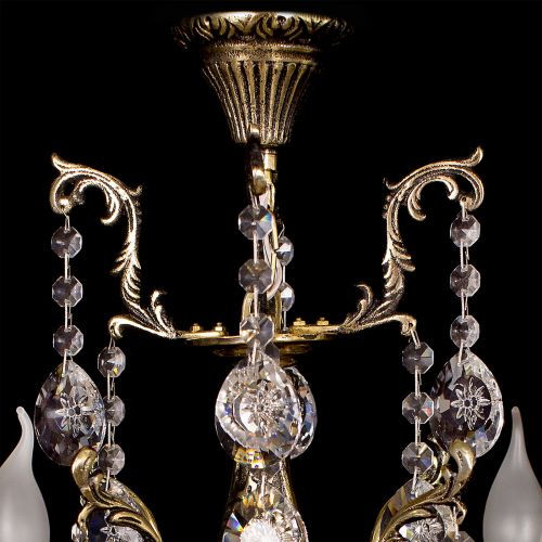 Люстра бронзовая Мелания №4 в Самаре Гусь Хрустальный