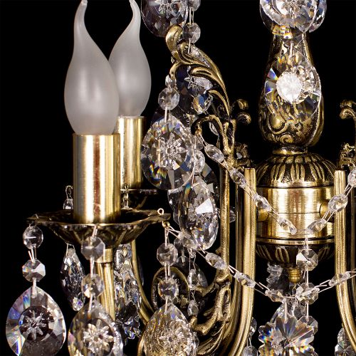 Люстра бронзовая Мелания №4 в Самаре Гусь Хрустальный