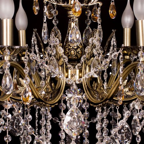 Люстра бронзовая Мелания №6/2 в Самаре Гусь Хрустальный