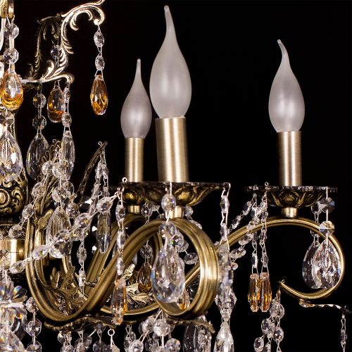 Люстра бронзовая Мелания №6/2 в Самаре Гусь Хрустальный