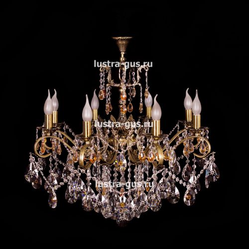 Люстра бронзовая Мелания №8/2 в Самаре Гусь Хрустальный