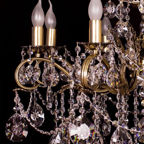 Люстра бронзовая Мелания №8/3 в Самаре Гусь Хрустальный