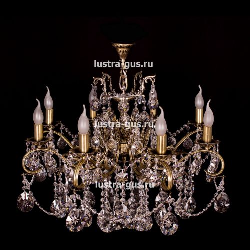 Люстра бронзовая Мелания №8/3 в Самаре Гусь Хрустальный