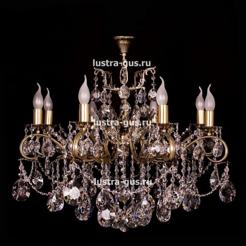 Люстра бронзовая Мелания №8/3 в Самаре Гусь Хрустальный