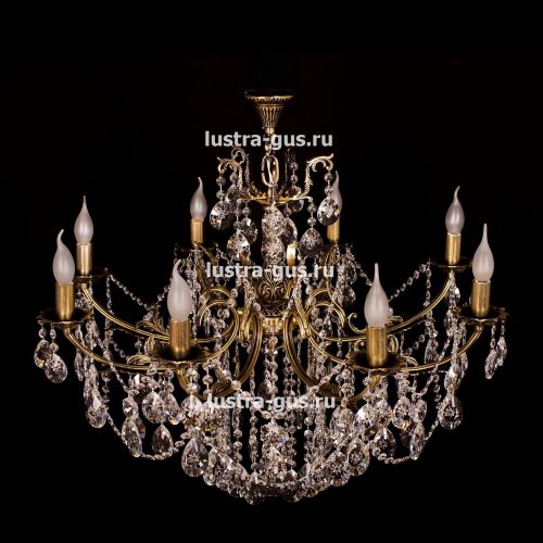 Люстра бронзовая Мелания №8 в Самаре Гусь Хрустальный