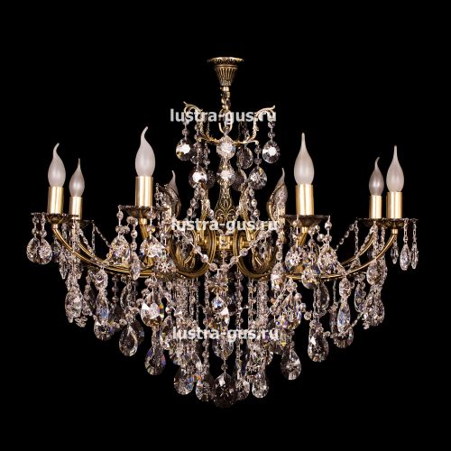 Люстра бронзовая Мелания №8 в Самаре Гусь Хрустальный