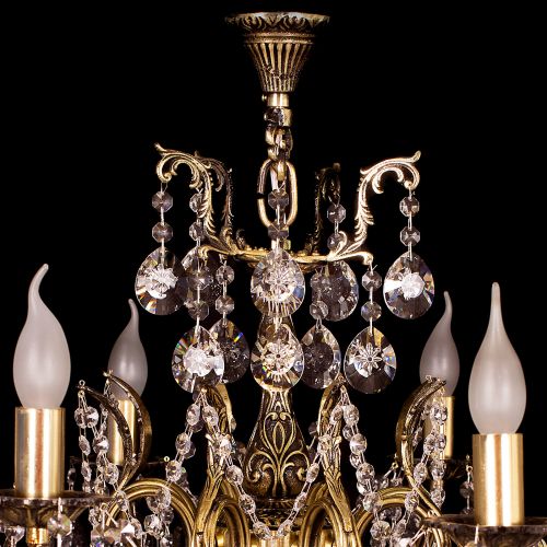 Люстра бронзовая Мелания №8 в Самаре Гусь Хрустальный