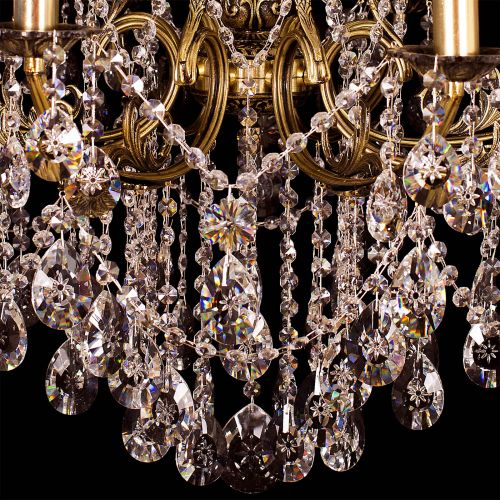 Люстра бронзовая Мелания №8 в Самаре Гусь Хрустальный