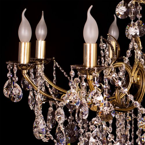 Люстра бронзовая Мелания №8 в Самаре Гусь Хрустальный