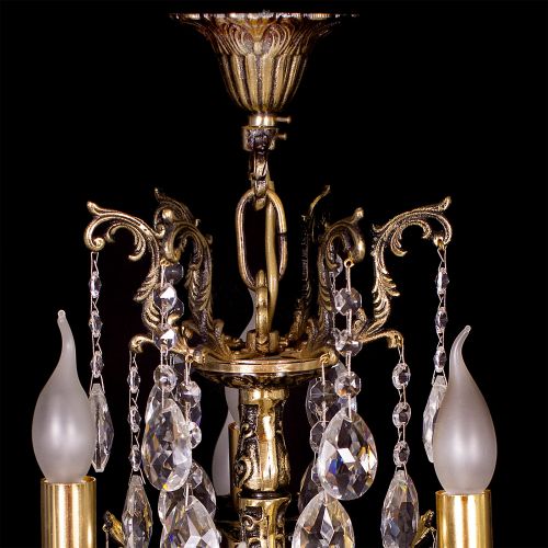 Люстра бронзовая Мелания №9 в Самаре Гусь Хрустальный