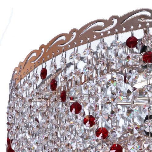 Люстра Капель обтикон цветной в Самаре Гусь Хрустальный