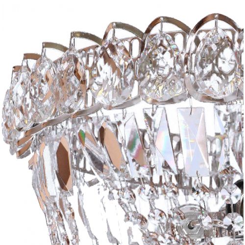 Люстра Катерина зеркальная Водоворот в Самаре Гусь Хрустальный