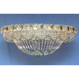  Люстра Кольцо 1000 мм Купол цветная