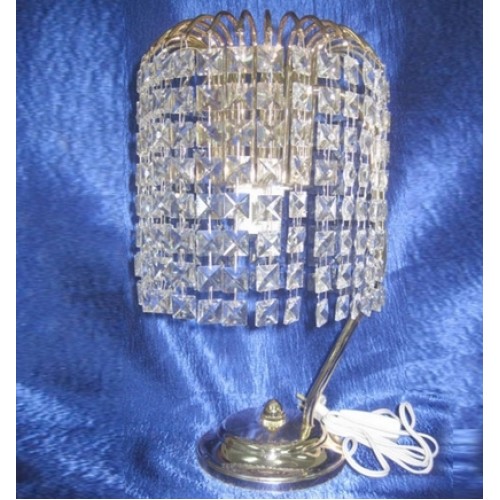 Лампа Настольная Каскад Кубик в Самаре Гусь Хрустальный