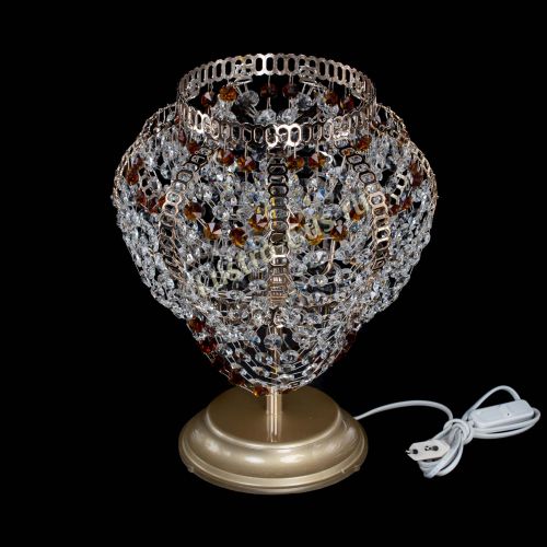 Настольная лампа Альфа №1 чайная в Самаре Гусь Хрустальный