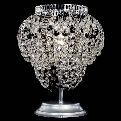 Настольная лампа Альфа №1 черная в Самаре Гусь Хрустальный