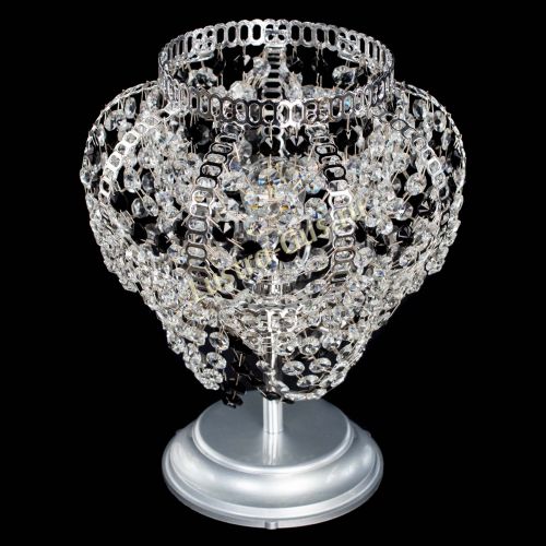 Настольная лампа Альфа №1 черная в Самаре Гусь Хрустальный