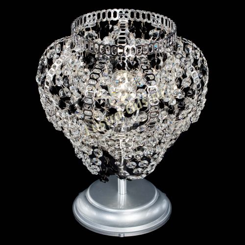 Настольная лампа Альфа №1 черная в Самаре Гусь Хрустальный