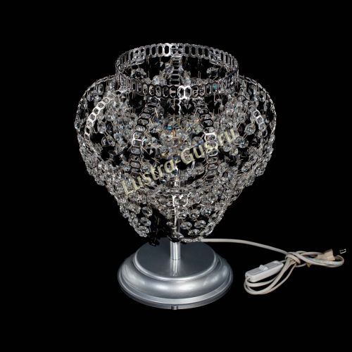 Настольная лампа Альфа №1 черная в Самаре Гусь Хрустальный