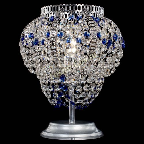 Настольная лампа Альфа №1 синяя в Самаре Гусь Хрустальный