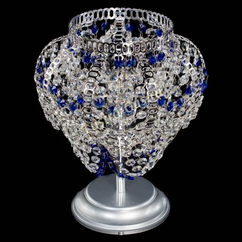 Настольная лампа Альфа №1 синяя в Самаре Гусь Хрустальный