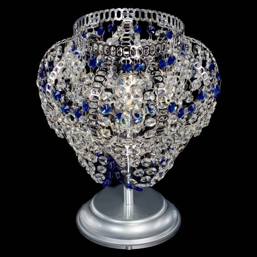 Настольная лампа Альфа №1 синяя в Самаре Гусь Хрустальный