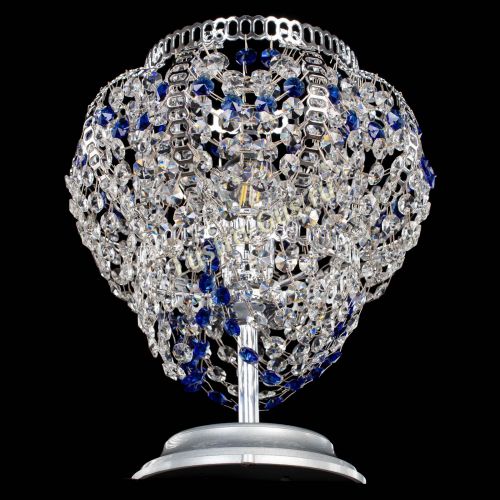 Настольная лампа Альфа №1 синяя в Самаре Гусь Хрустальный